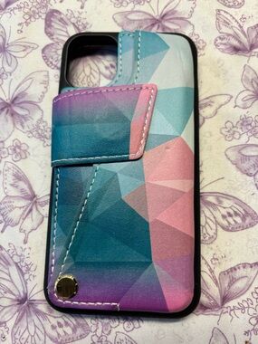 📍Geometric Wallet iPhone 11 Pro Case